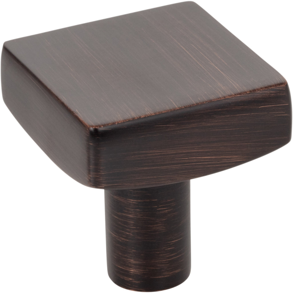 Square Dominique Cabinet Knob by Jeffrey Alexander - Brushed Oil Rubbed Bronze