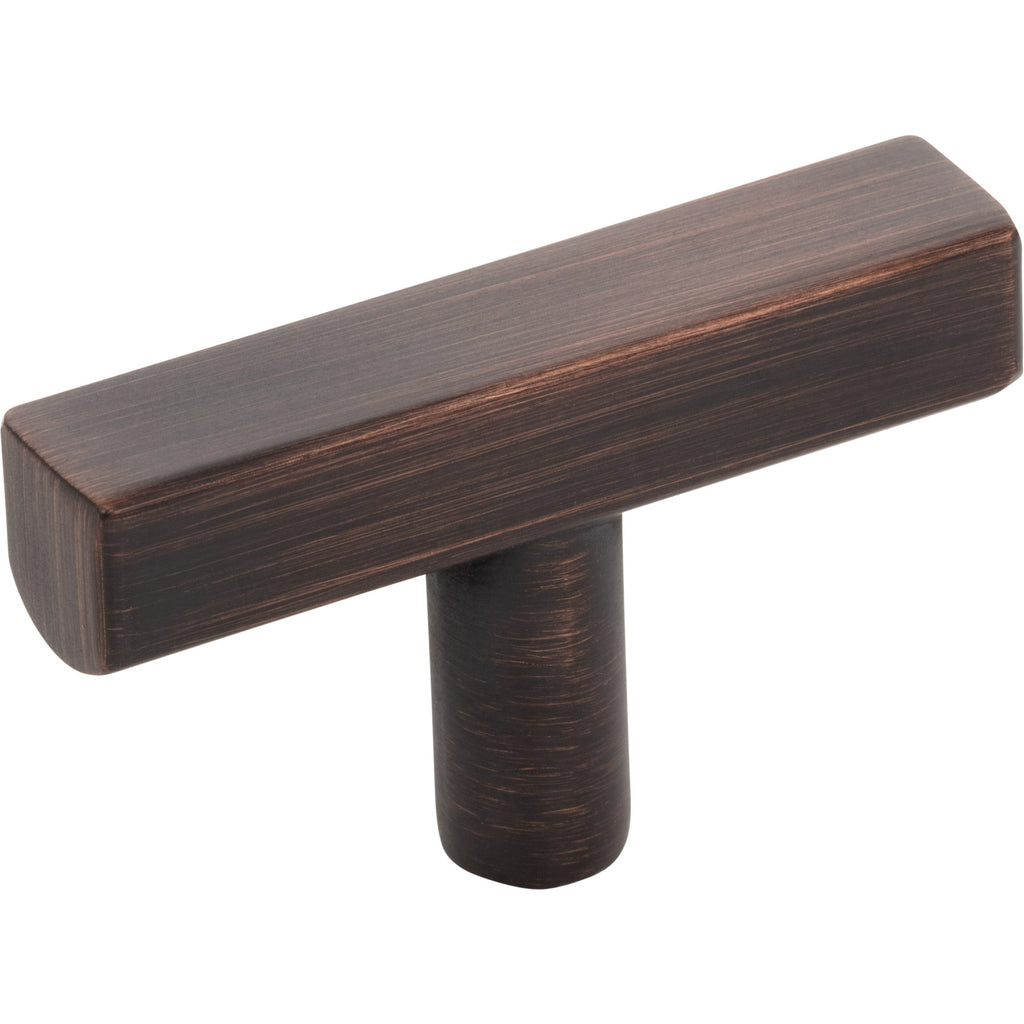 Dominique Cabinet "T" Knob by Jeffrey Alexander - Brushed Oil Rubbed Bronze