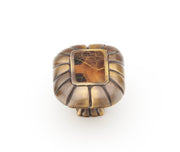 Tiger Penshell Rectangle Knob by Schaub - Estate Dover - New York Hardware