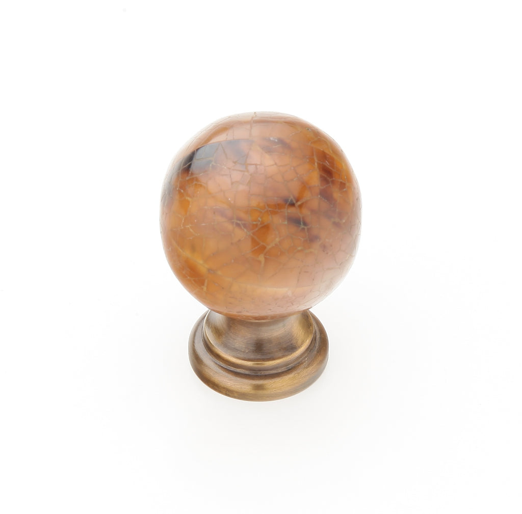 Tiger Penshell Globe Knob by Schaub - Estate Dover - New York Hardware
