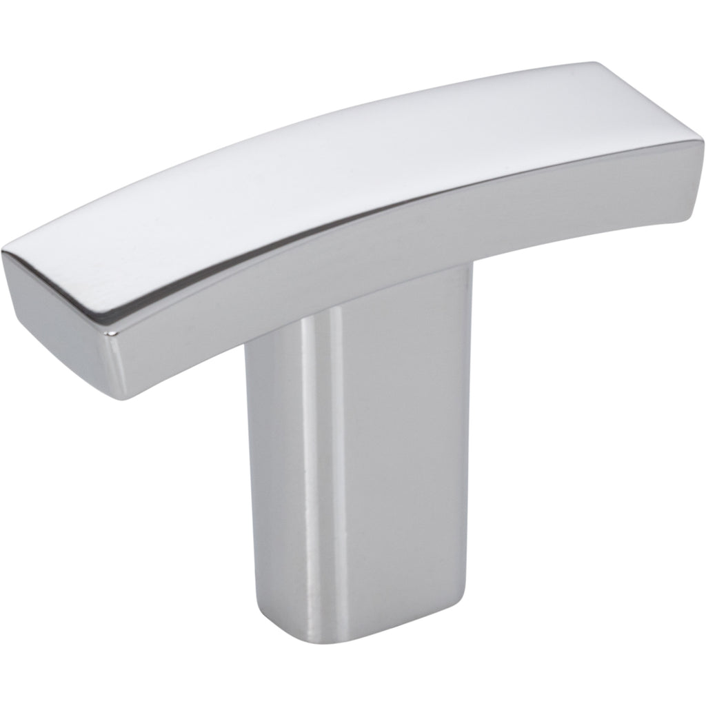 Square Thatcher Cabinet "T" Knob by Elements - Polished Chrome