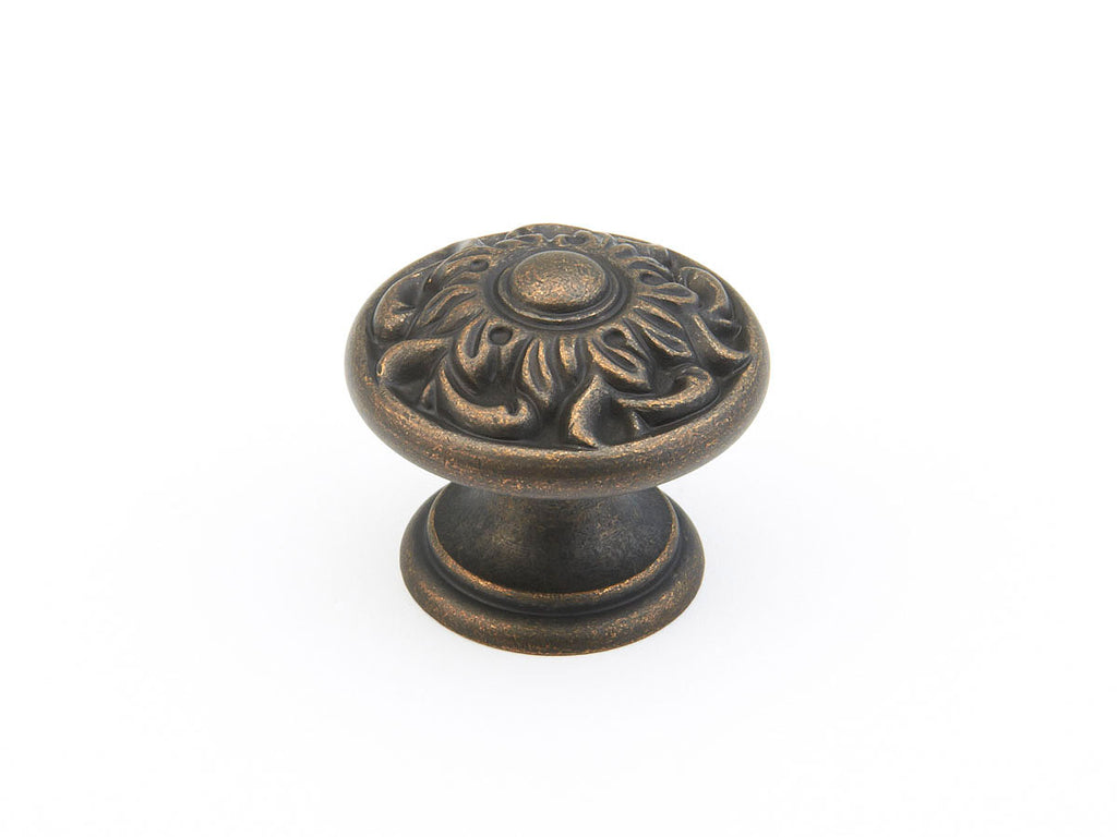 Corinthian Knob by Schaub - Ancient Bronze - New York Hardware