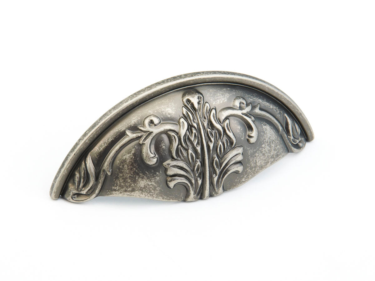 Corinthian Cup Pull by Schaub - Corinthian Silver - New York Hardware