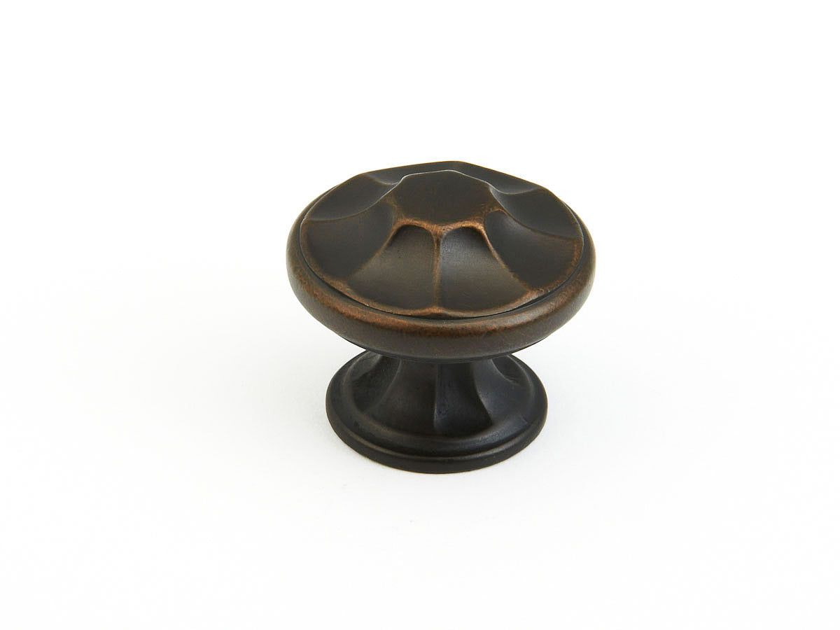 Empire Round Knob by Schaub - Ancient Bronze - New York Hardware