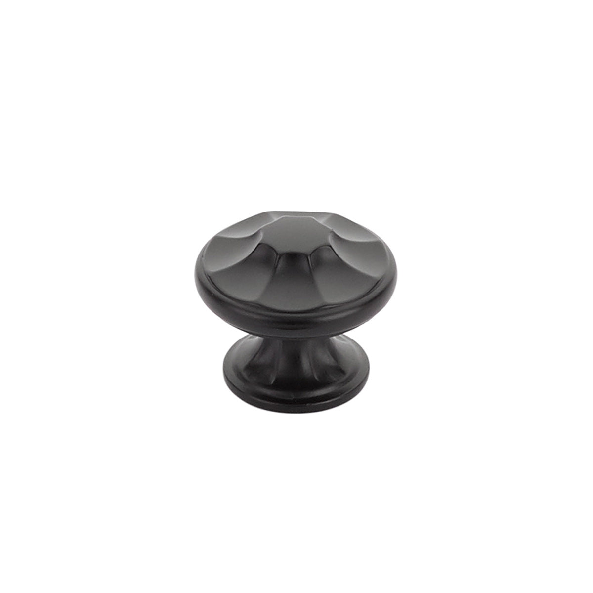 Empire Round Knob by Schaub - Matte Black - New York Hardware