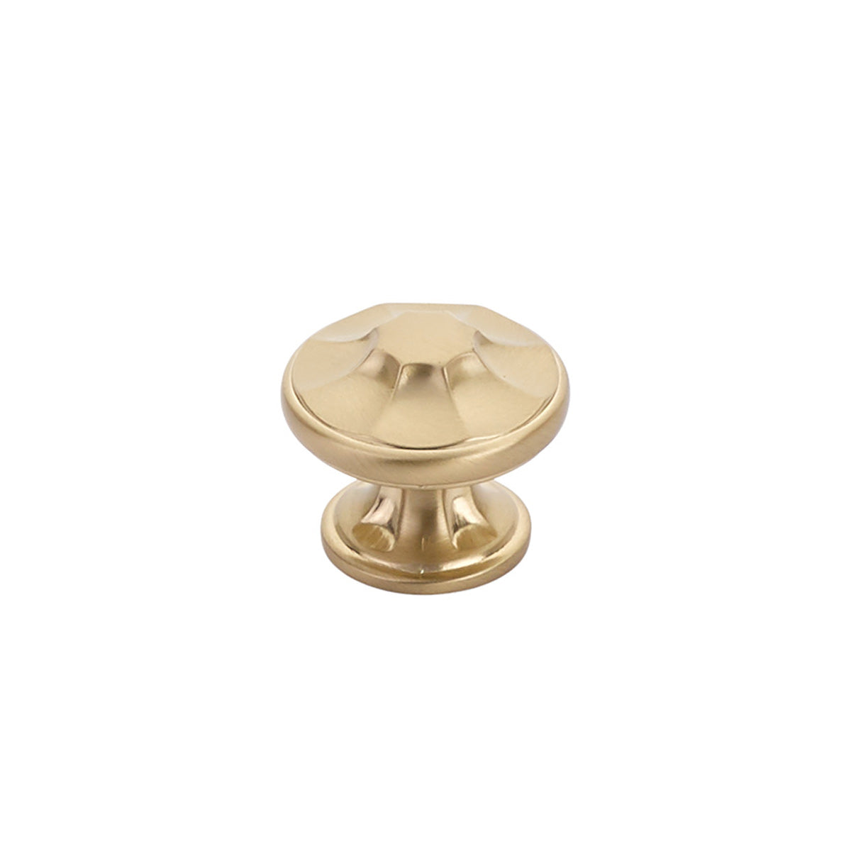 Empire Round Knob by Schaub - Signature Satin Brass - New York Hardware