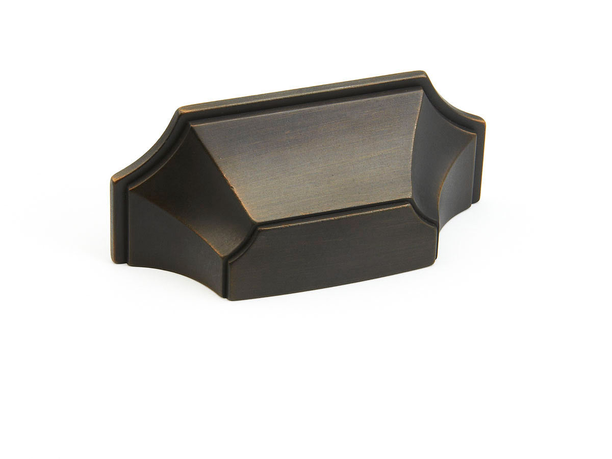 Empire Cup Pull by Schaub - Ancient Bronze - New York Hardware