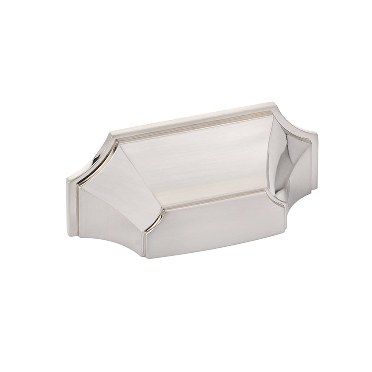 Empire Cup Pull by Schaub - Brushed Nickel - New York Hardware