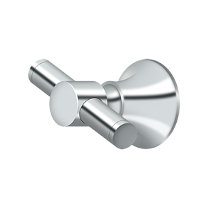 88 Series Double Robe Hook by Deltana -  - Polished Chrome - New York Hardware