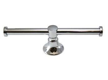 Double Toilet Paper Holder 88 Series - Polished Chrome - New York Hardware Online