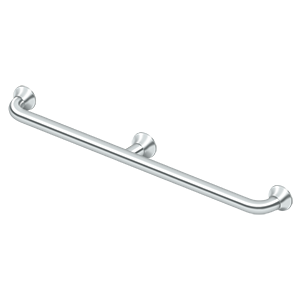 88 Series Grab Bar w/Center Post by Deltana - 36" - Polished Chrome - New York Hardware