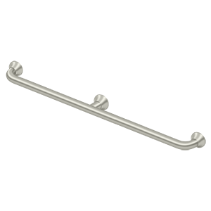 88 Series Grab Bar w/Center Post by Deltana - 42" - Brushed Nickel - New York Hardware