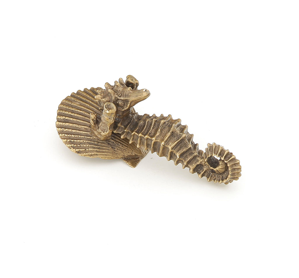 Nature Seahorse Pendant Knob by Schaub - Estate Dover - New York Hardware