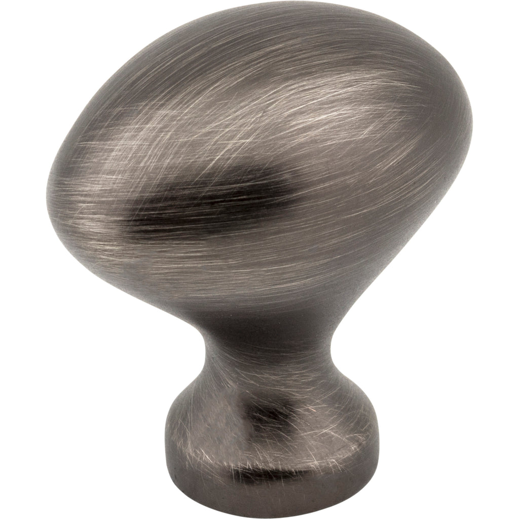 Oval Merryville Cabinet Knob by Elements - Brushed Pewter