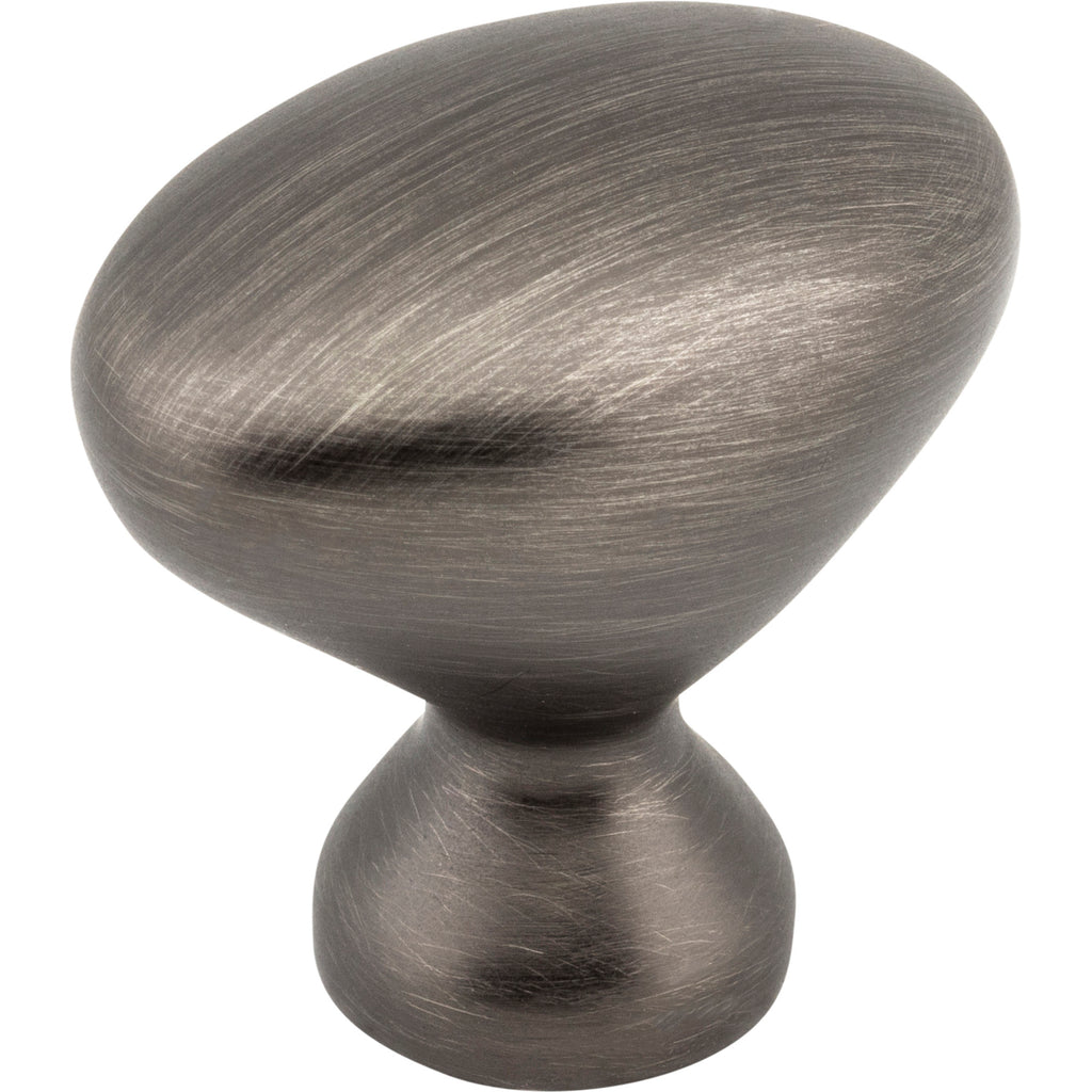 Oval Merryville Cabinet Knob by Elements - Brushed Pewter