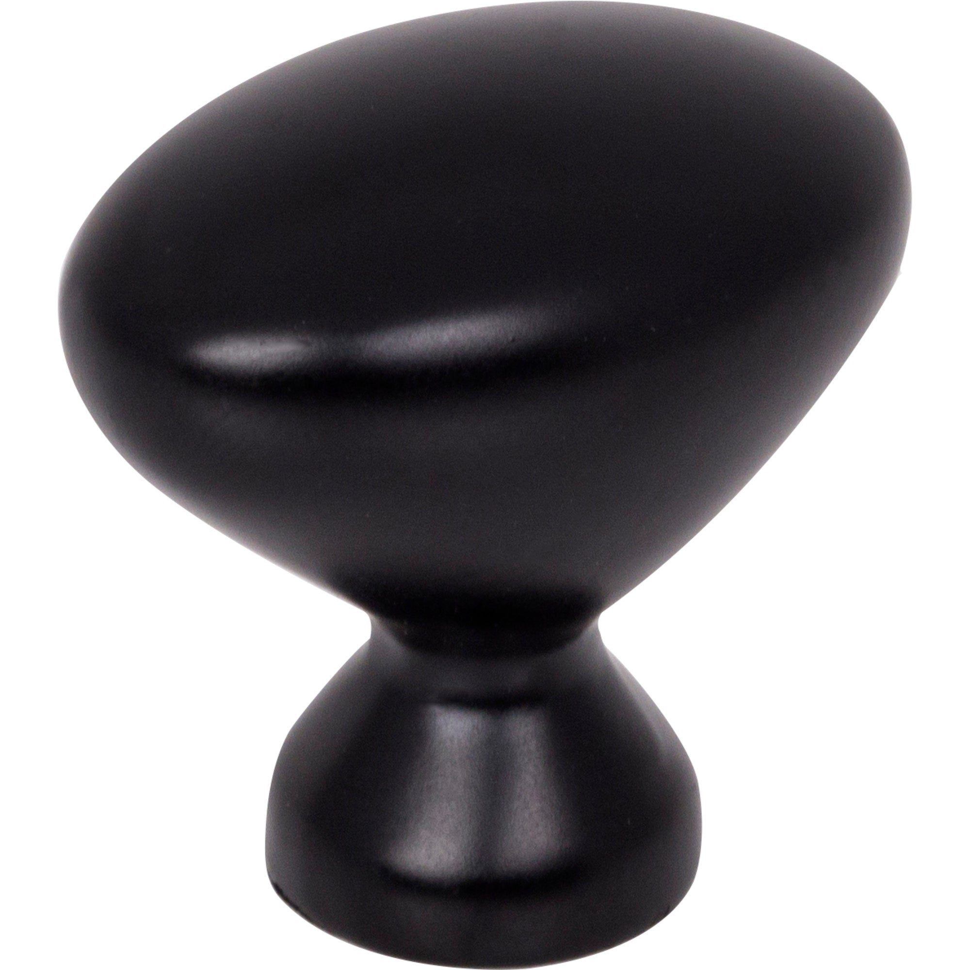 Oval Merryville Cabinet Knob by Elements - Matte Black