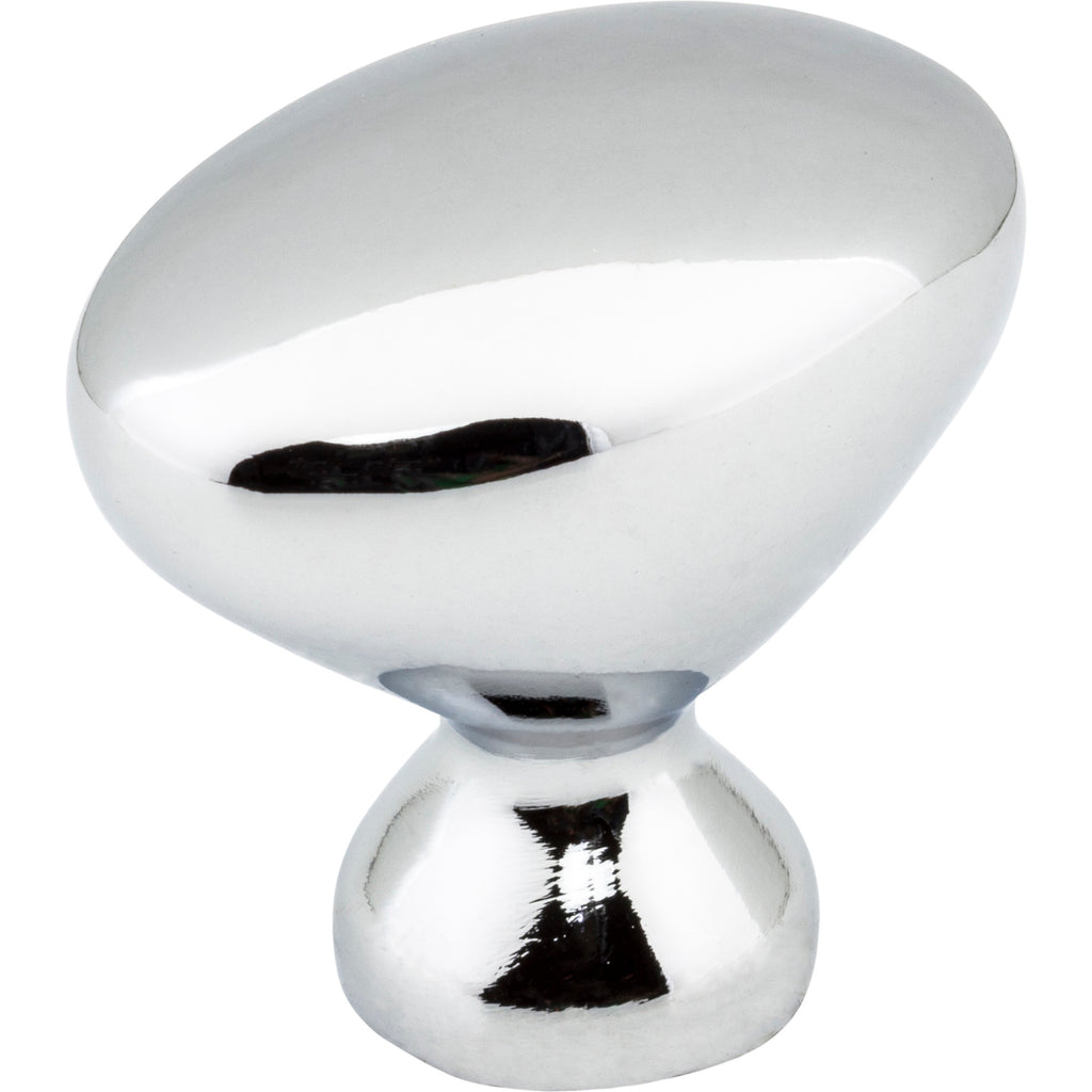 Oval Merryville Cabinet Knob by Elements - Polished Chrome