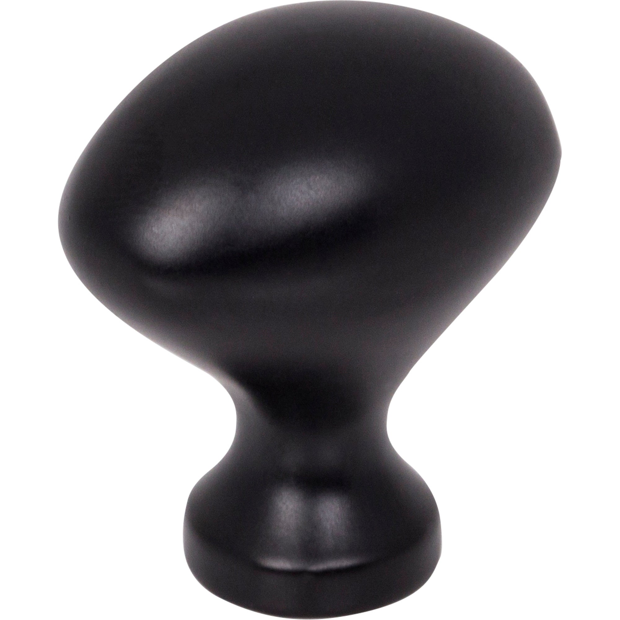 Oval Merryville Cabinet Knob by Elements - Matte Black