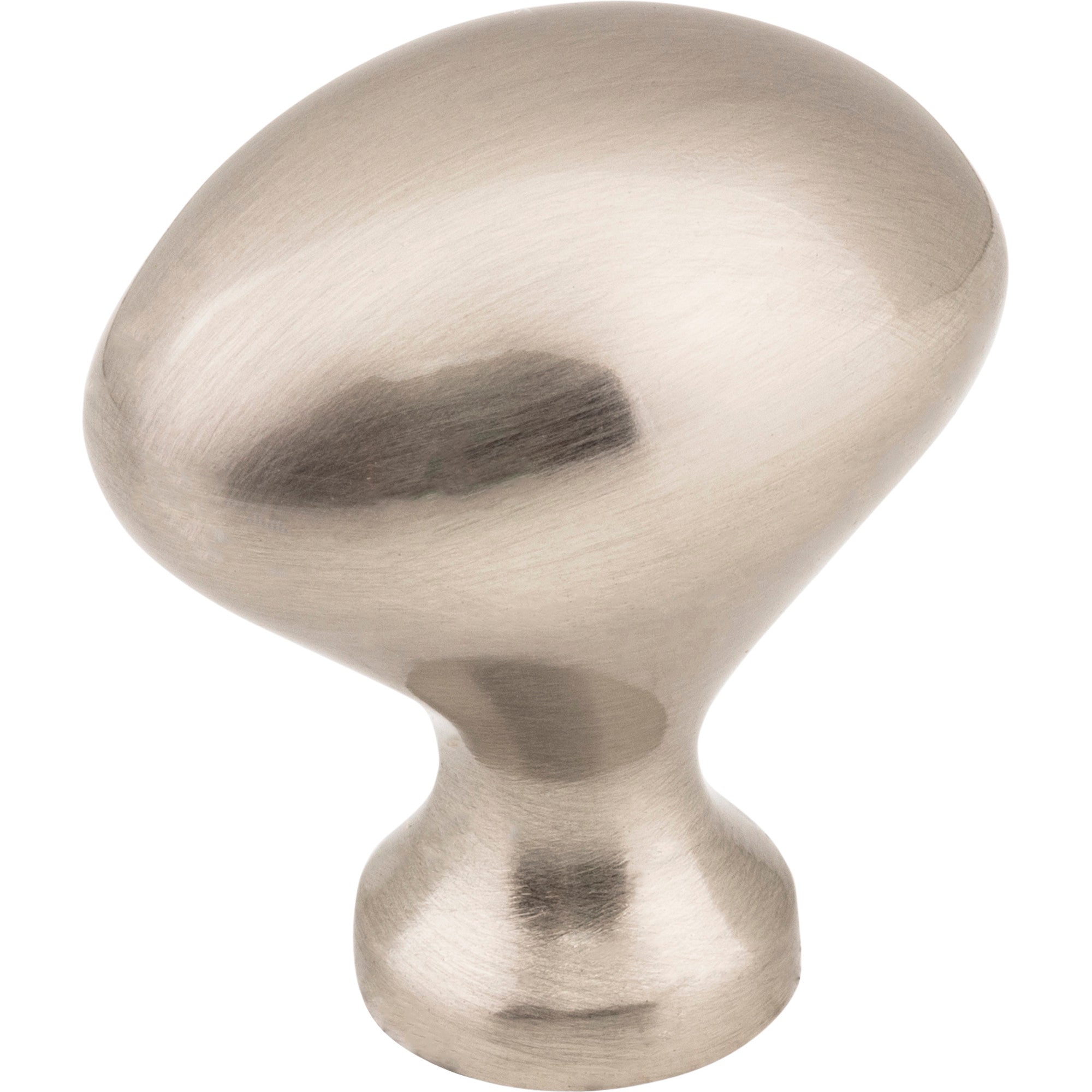 Oval Merryville Cabinet Knob by Elements - Satin Nickel