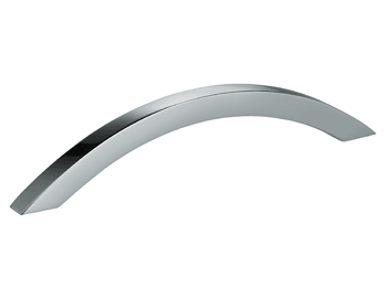 5-1/8" Center to Center Omnia Ultima Bowed Cabinet Pull - New York Hardware