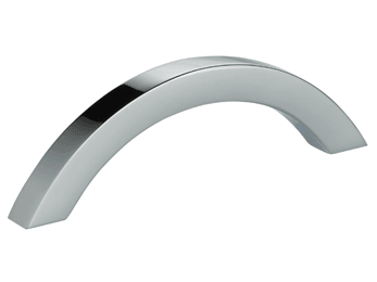 3-3/8" Center to Center Omnia Ultima Bowed Cabinet Pull - New York Hardware