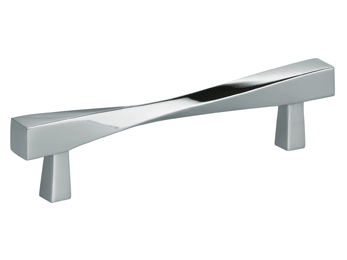 4-5/8" Center to Center Omnia Ultima Twisted Cabinet Pull - New York Hardware