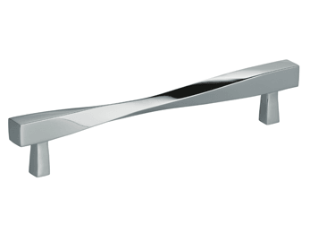 6-5/8" Center to Center Omnia Ultima Twisted Cabinet Pull - New York Hardware