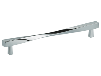 8-5/8" Center to Center Omnia Ultima Twisted Cabinet Pull - New York Hardware