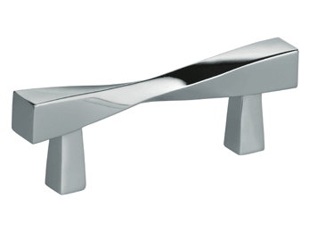 2-3/4" Center to Center Omnia Ultima Twisted Cabinet Pull - New York Hardware