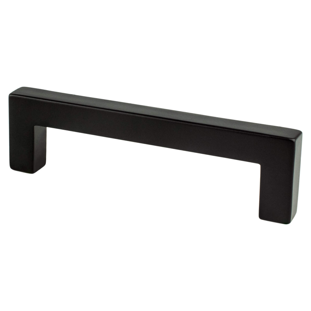 Matte Black - 96mm - Contemporary Advantage One Pull by Berenson - New York Hardware