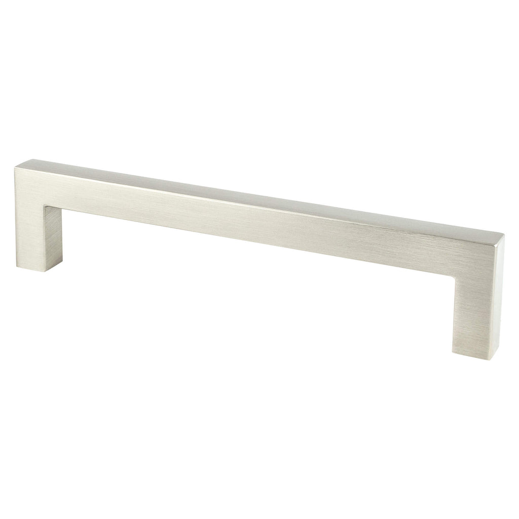 Brushed Nickel - 128mm - Contemporary Advantage One Pull by Berenson - New York Hardware