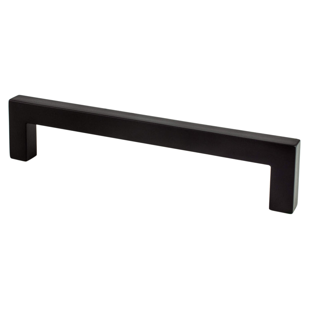 Matte Black - 128mm - Contemporary Advantage One Pull by Berenson - New York Hardware