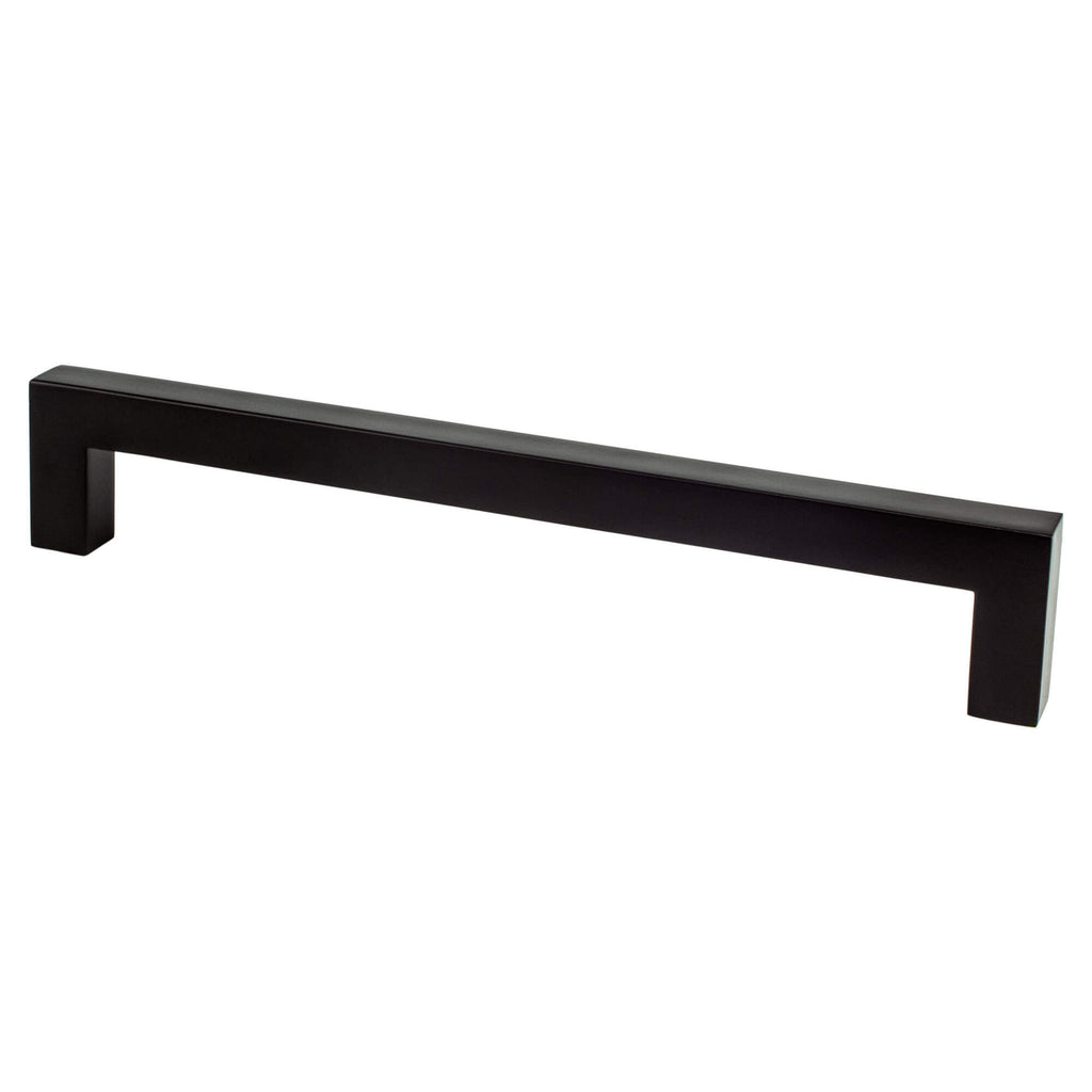 Matte Black - 160mm - Contemporary Advantage One Pull by Berenson - New York Hardware