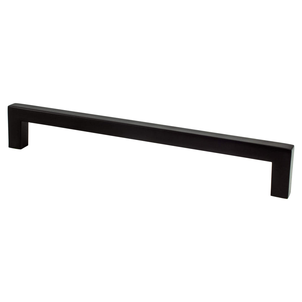 Matte Black - 192mm - Contemporary Advantage One Pull by Berenson - New York Hardware