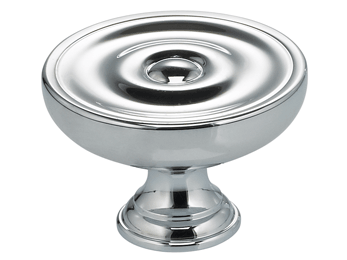 1" Diameter Omnia Classic Dimple Cabinet Knob - New York Hardware