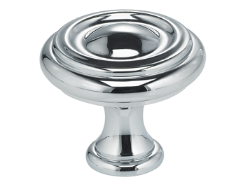 1-3/16" Diameter Omnia Classic Ridge Cabinet Knob - New York Hardware