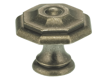 1-3/16" Diameter Omnia Classic Octagonal Cabinet Knob - New York Hardware