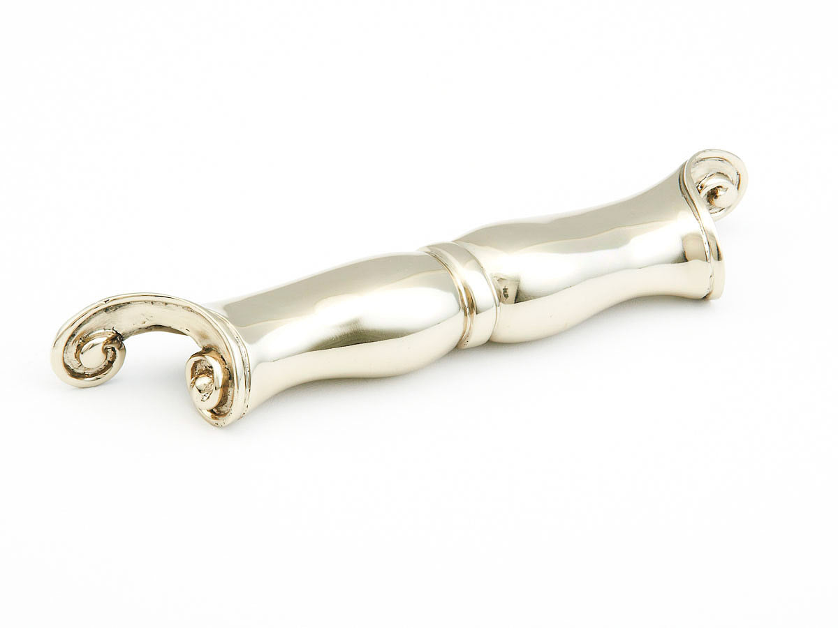 French Court Scroll Cup Pull by Schaub - New York Hardware, Inc