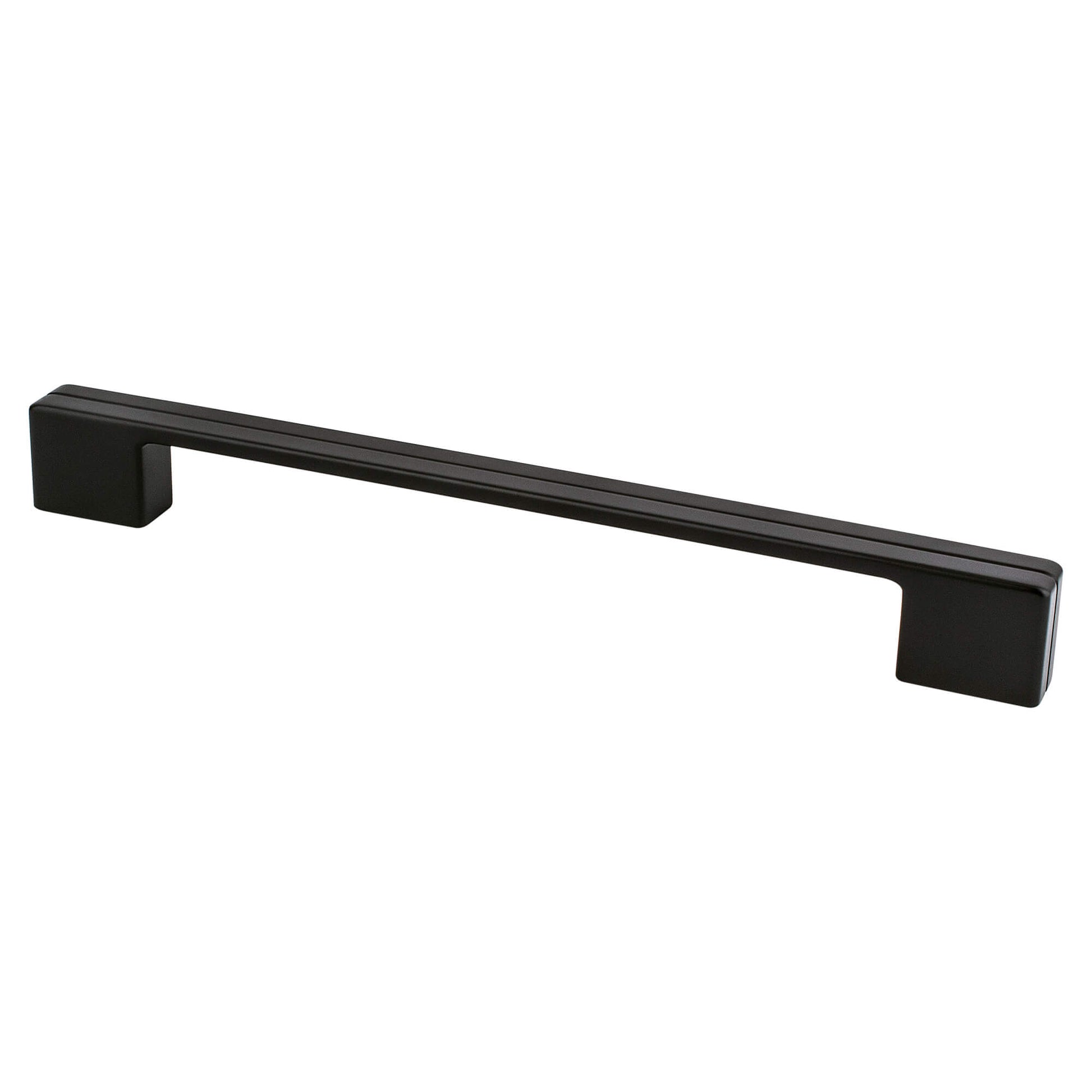 Matte Black - 224mm - Skyline Pull by Berenson - New York Hardware