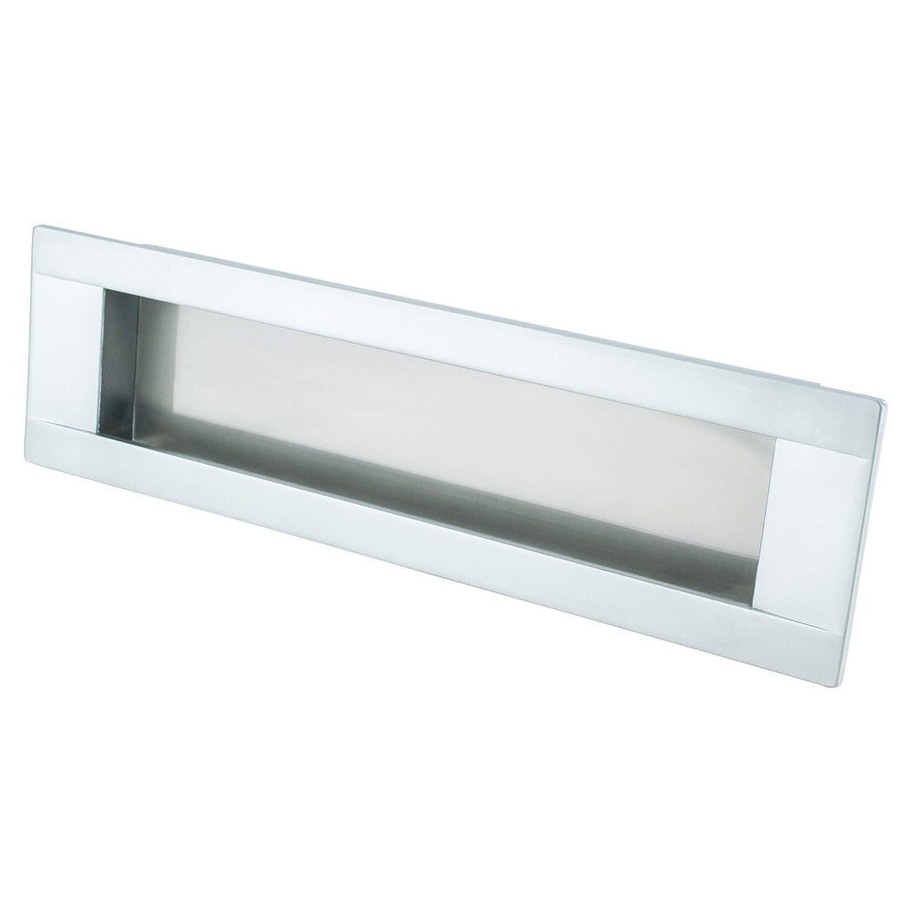 Dull Chrome - 160mm - Seize Recess Pull by Berenson - New York Hardware