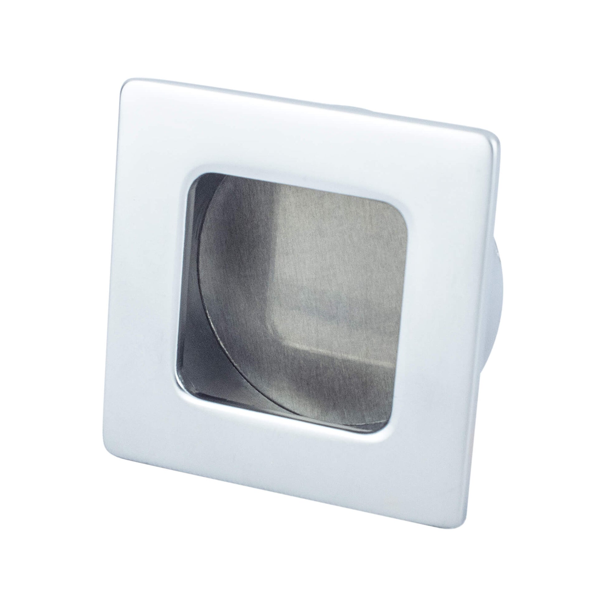 Dull Chrome - 39x39mm - Stylus Recess Pull by Berenson - New York Hardware