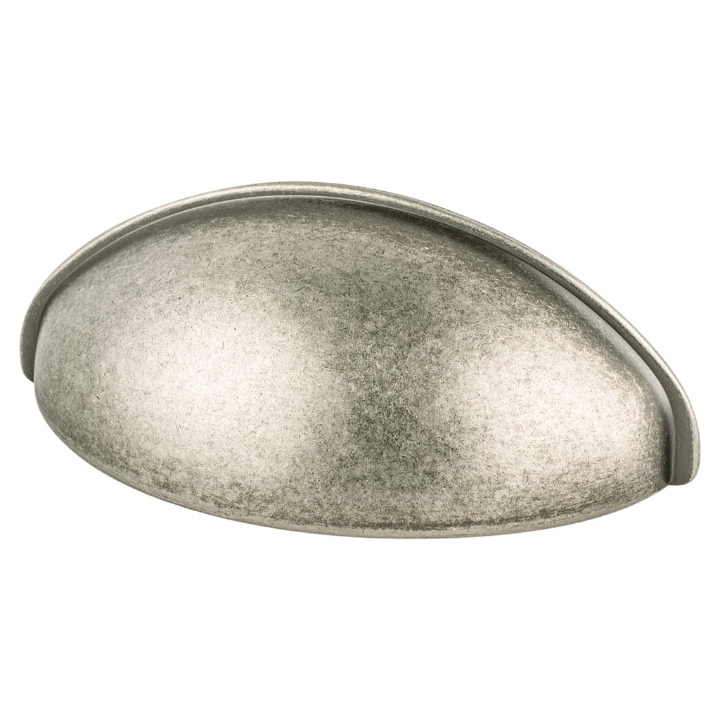 Weathered Nickel - 64mm - Transitional Advantage Three Cup Pull by Berenson - New York Hardware