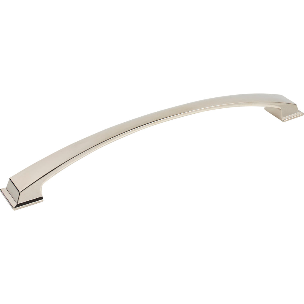 Arched Roman Appliance Handle by Jeffrey Alexander - Polished Nickel