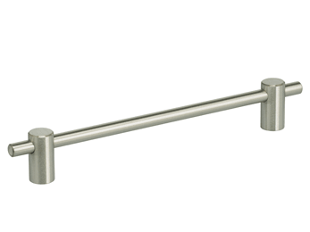 6-3/8" C.C. Adjustable Omnia Thin Cabinet Pull Satin Stainless Steel - New York Hardware
