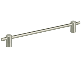 7-5/8" C.C. Adjustable Omnia  Thin Cabinet Pull Satin Stainless Steel - New York Hardware