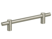 5" C.C. Adjustable Omnia Cabinet Pull Satin Stainless Steel - New York Hardware