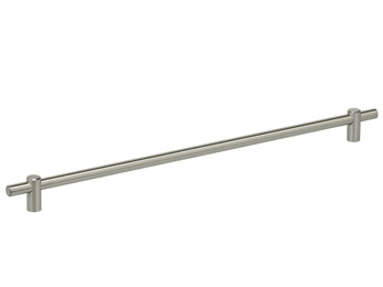 17-5/8" C.C. Adjustable Omnia Cabinet Pull Satin Stainless Steel - New York Hardware