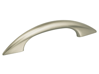 4" Center-to-Center Omnia Modern Tapered Bow Cabinet Pull - New York Hardware