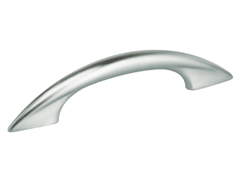 4" Center-to-Center Omnia Modern Tapered Bow Cabinet Pull - New York Hardware