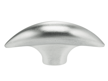 1-7/8" Length Omnia Modern Tapered Bow Cabinet Knob Polished & Lacquered Brass - New York Hardware